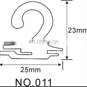 Small Display Plastic Hook for Socks/cardboard thumbnail-3