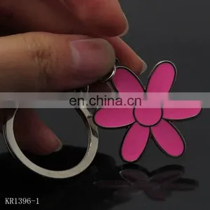 Metal Enameled Flower Keychain Most Popular for Girls thumbnail-5