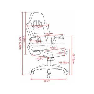 ZX-0020Z Cheap Racing Seat Style Office Furniture Gaming Chair With High Back thumbnail-3