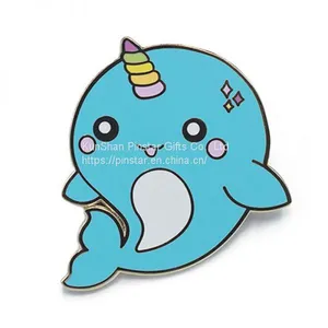 Dolphin Glitter Hard Enamel Pin thumbnail-1