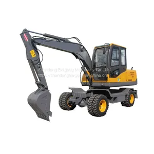 DLS880-9A 8 Tons Wheeled Hydraulic Excavator thumbnail-1