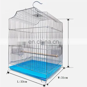 Wholesale Wrought Portable Chinese Large Aluminium Stainless Steel Iron Bird Parrot Cage thumbnail-1