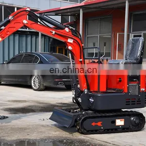 FREE SHIPPING CE/EPA/EURO 5 Mini Digger Excavator 1 Ton Price With Thumb Bucket thumbnail-2