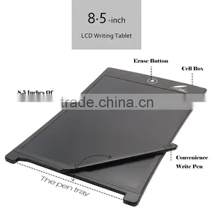 8.5 Inches Portable Lcd Writing Board/notice Board for Kids Writing and Drawing Black Board thumbnail-3