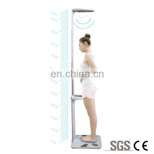 Digital Medical Body Analyzer BMI Ultrasonic Weighing and Height Scale thumbnail-1