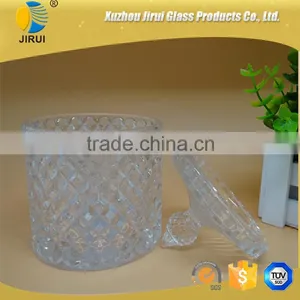 Hot Sale Two Sizes Glass Candy Jars, Storage Jars With Lid for Decorative thumbnail-3