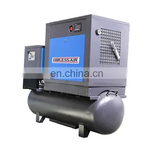 Hiross Hot Selling Portable Industrial Three-in-one Integrated Frequency Conversion Fiber Laser Screw Oil Free Air Compressor thumbnail-1