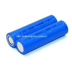 30C High Drain 18650 3.2v 1100mAh LiFePO4 High Rate Battery Cell thumbnail-1