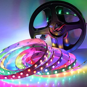 Newest 12V LC8816E Addressable RGBW SK6812 60LEDs/m 120LEDs/m LC8816E Digital Pixel WS2812b RGBW LED Strip thumbnail-3