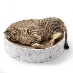 Meow Love Four Seasons Universal Entertainment Sports Comfortable Cat Round Cat Scratchboard thumbnail-2