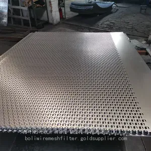 Stainless Steel Round Hole Perforated Metal Mesh,Stainless Steel Perforated and Hot Zin Perforated Plate thumbnail-4