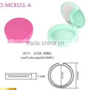 MC8151-A Round Shape Simple Compact Container thumbnail-1