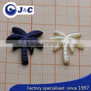 Coconut Tree Shape MOP Shell Buttons,pearl Shell Brooch thumbnail-6