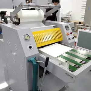 Shanghai Xiangbao XB-V20TS Hydraulic Automatic Laminating Machine (with Perforated Slitting Knife, Rolling Device) thumbnail-3