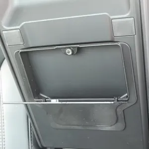 Enhanced Organizer With Privacy Design Compatible With Tesla Console Areas - ABS Material for Secure Storage thumbnail-1