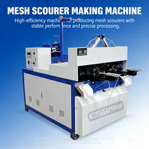 Mesh Steel Wool Scrubber Making Machine for Kitchen Cleaning thumbnail-1