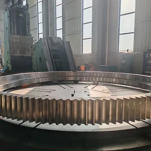 Forged Ball Mill Girth Gear, 15m Diameter, Module 30, Quenched and Tempered, 5000 Nm Rated Torque, Smooth Operation thumbnail-5