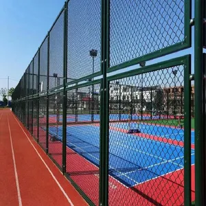 6-foot Galvanized PVC-coated Chain Link Fence Made in the Philippines, Suitable for Stadiums, Soccer Fields, and Sports Field Fencing. thumbnail-2