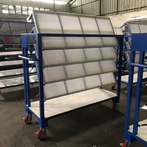 Multi Layer Base Plate Workpiece Transfer Cart For Workshop thumbnail-1