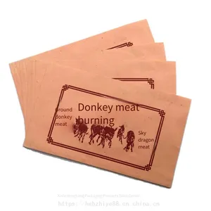 Disposable Oil-proof Food Packaging Bags for Hamburgers, Chicken Steaks, and Hand-held Pancakes. Takeaway Laminated Packaging Bags. thumbnail-4