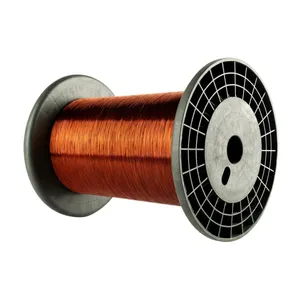 Magnet Wire Diameter 0.55mm Brown Color Enameled Round Aluminum Wire With UL Certificated for Motors and Coils Price Per kg thumbnail-2