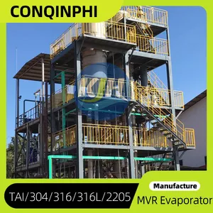 316L Stainless Steel Multi-effect Evaporator With Automatic CIP thumbnail-1