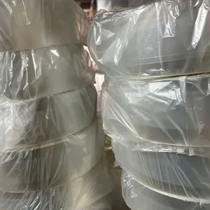 50mic Clear BOPP Self Adhesive Label Stock Jumbo Roll Water Acrylic Glue Glassine Liner For Cosmetic Wine Bottle Label thumbnail-4