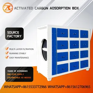 PP Anti-corrosion Activated Carbon Adsorption Box Acid Alkali Chemical Waste Gas Treatment Cabinet thumbnail-5