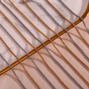 Stainless Steel Necklace Wholesale With PVD Coating - Tarnish Resistant Hypoallergenic 45cm thumbnail-4