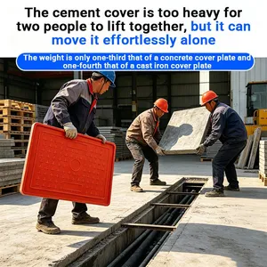 Closed Anti-Odor FRP Sewage Tank Cover Waterproof Fiberglass Wastewater Pool Cover thumbnail-1