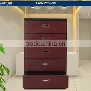 Steel Material Dressers and Modern Appearance Bedroom Dresser Coupling Home Furniture 5 Drawer Steel Dresser thumbnail-4