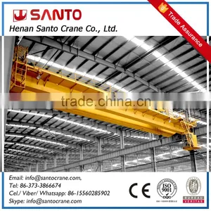 Heavy Duty Double Girder Travelling Overhead Bridge 50t Crane for Hot Sale in China thumbnail-1