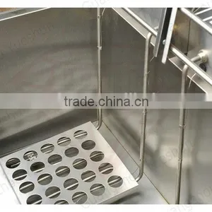 China Factory Freestanding Single Tank Double Basket Electrical Deep Fryer thumbnail-3