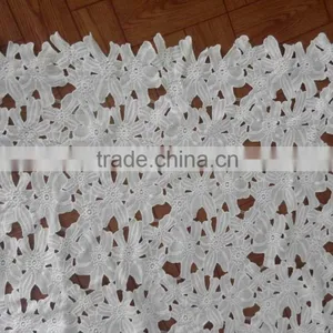 Wholesale Milk Silk Lace Trim Embroidery Lace Accessory for Clothing Design for Wedding Dress thumbnail-3