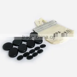 16pcs/set Hot Energy Stone Volcanic Thermal SPA Meridian Scraping Massage Stone thumbnail-1
