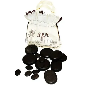 16pcs/set Hot Energy Stone Volcanic Thermal SPA Meridian Scraping Massage Stone thumbnail-4