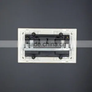 2 Gang Switch+6 Pin Socket, Standard Grounding Socket, Stardard Grounding Switch thumbnail-2