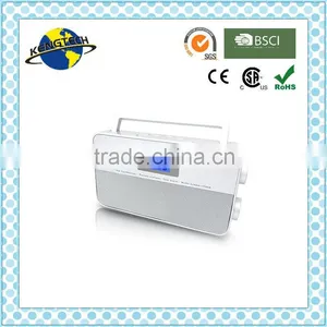 High Quality Fancy White Color Digital PLL Portable AM FM SW Radio thumbnail-1