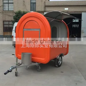 Orange 7.6*5.5ft Newest Food Trailer Food Cooking Van/Food Van Takeaway Trailer China's Outstanding Manufacturing Plant In Line thumbnail-3