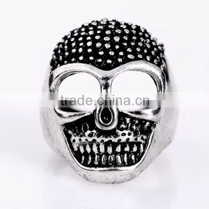 New Mens Skull Ring Vampire Tooth Sharper thumbnail-2