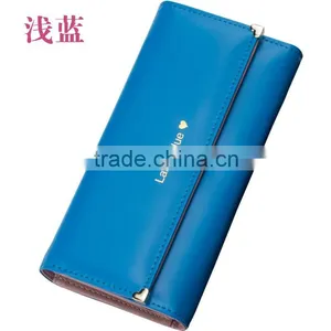 8 Colors Hot Sell Three Fold Ladies Wallet Ladies Pars Hand Set Bag thumbnail-6