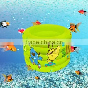 5 Circles Round Plastic Inflatable Swimming Pool Baby Pool, 3 Colors for Choice thumbnail-3