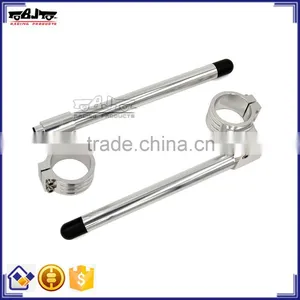 BJ-COHB-043B Wholesale 43mm CNC Billet Alloy Riser Scooter Clip On Handle Bar For Buell M2 Cyclone thumbnail-1