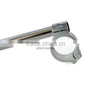 BJ-COHB-052 Aftermarket CNC Billet Alloy 52mm Motocross Handle Bar Clip On For Suzuki TL1000S GSXR1100 thumbnail-4