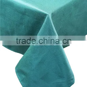 Hot Sale Poly/Cotton New Design Jacquard Banquet Tablecloth thumbnail-1