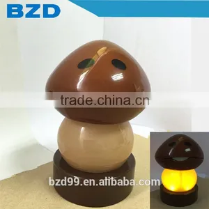 2016 New Gift Item Original Design Push Control Battery Operated LED Bedside Mushroom Table Lamp thumbnail-1