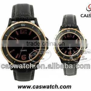 High Quality Charming Leather Strap Classic Wrist Couple Watches thumbnail-1