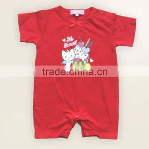 Hot Sale Cotton Summer Baby Clothing Girl Baby Romper thumbnail-1