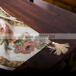Plus Fancy Useful 100% Polyester Jacquard Table Runner for Round Table/square Table thumbnail-3