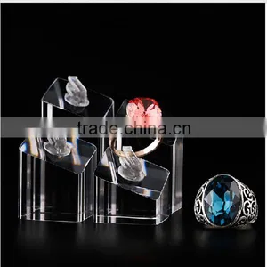 Wholesale High End Fancy Acrylic Ring Display Stand thumbnail-1